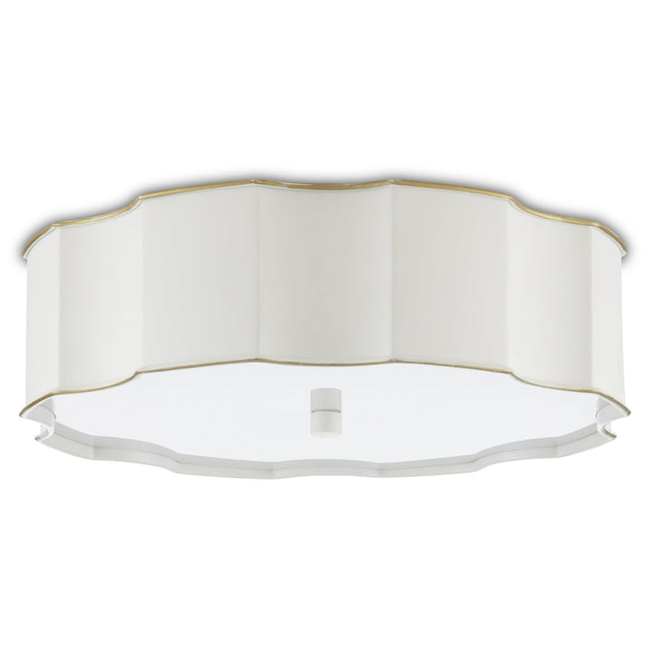 Wexford White Flush Mount