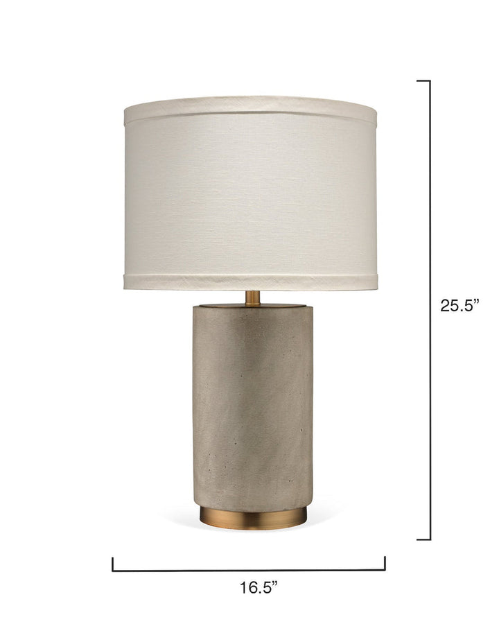 Mortar Table Lamp-Grey