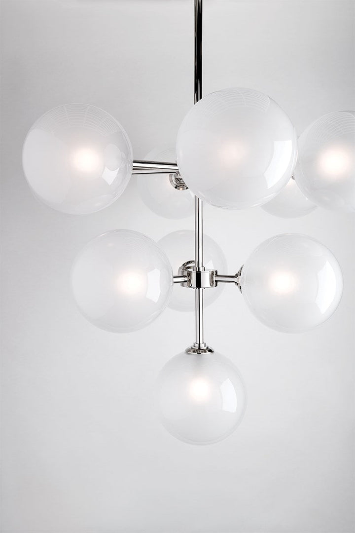 Ashleigh Semi Flush - Polished Nickel