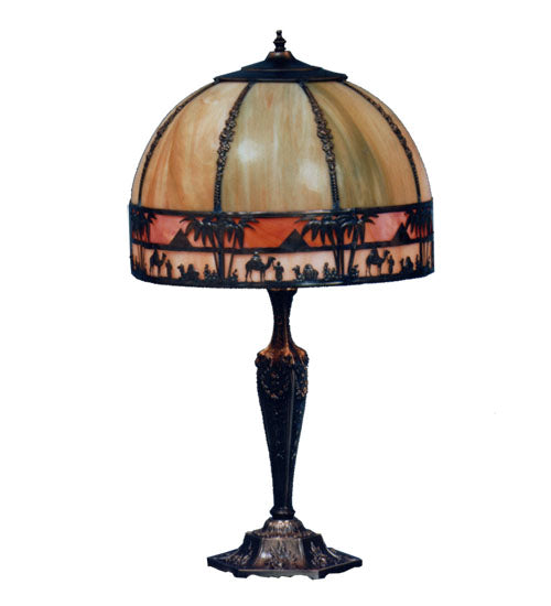 24" High Camel Dome Table Lamp