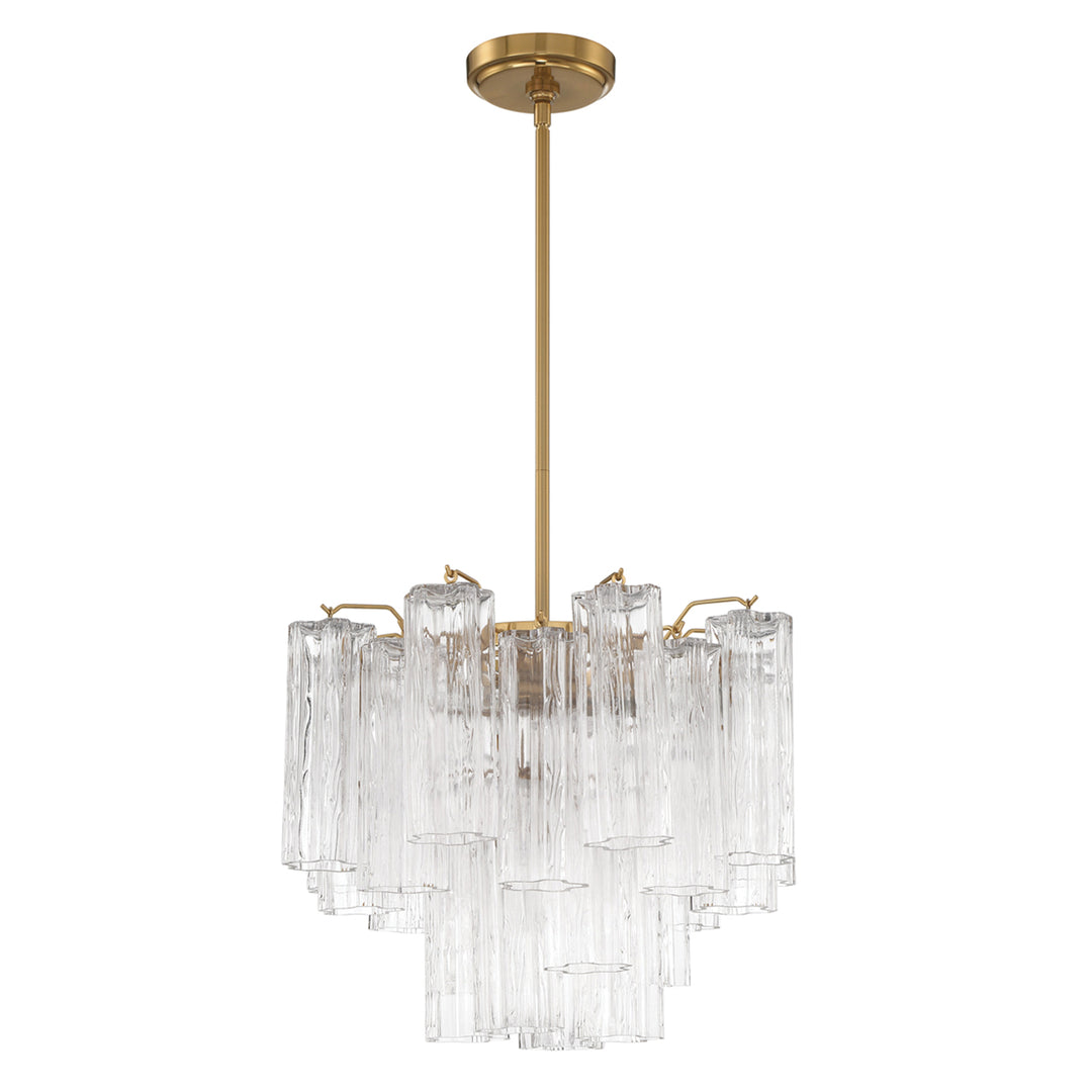 Addis 4 Light Aged Brass Chandelier