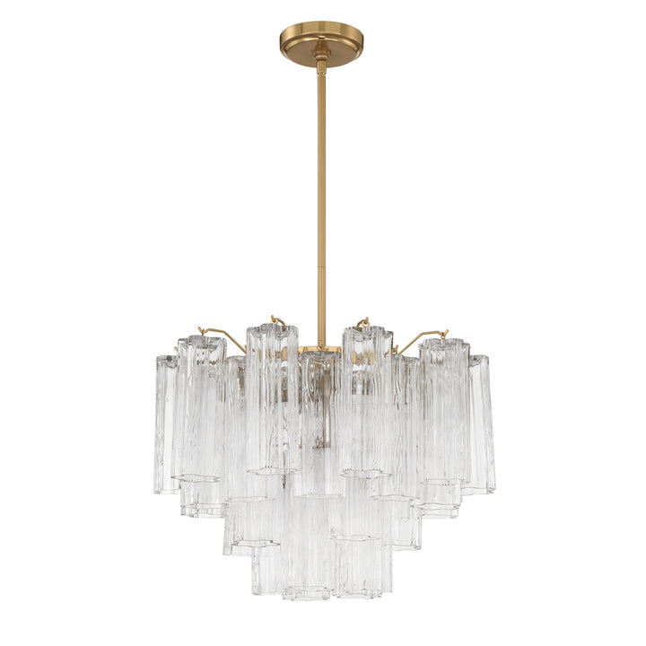 Addis 6 Light Aged Brass Chandelier