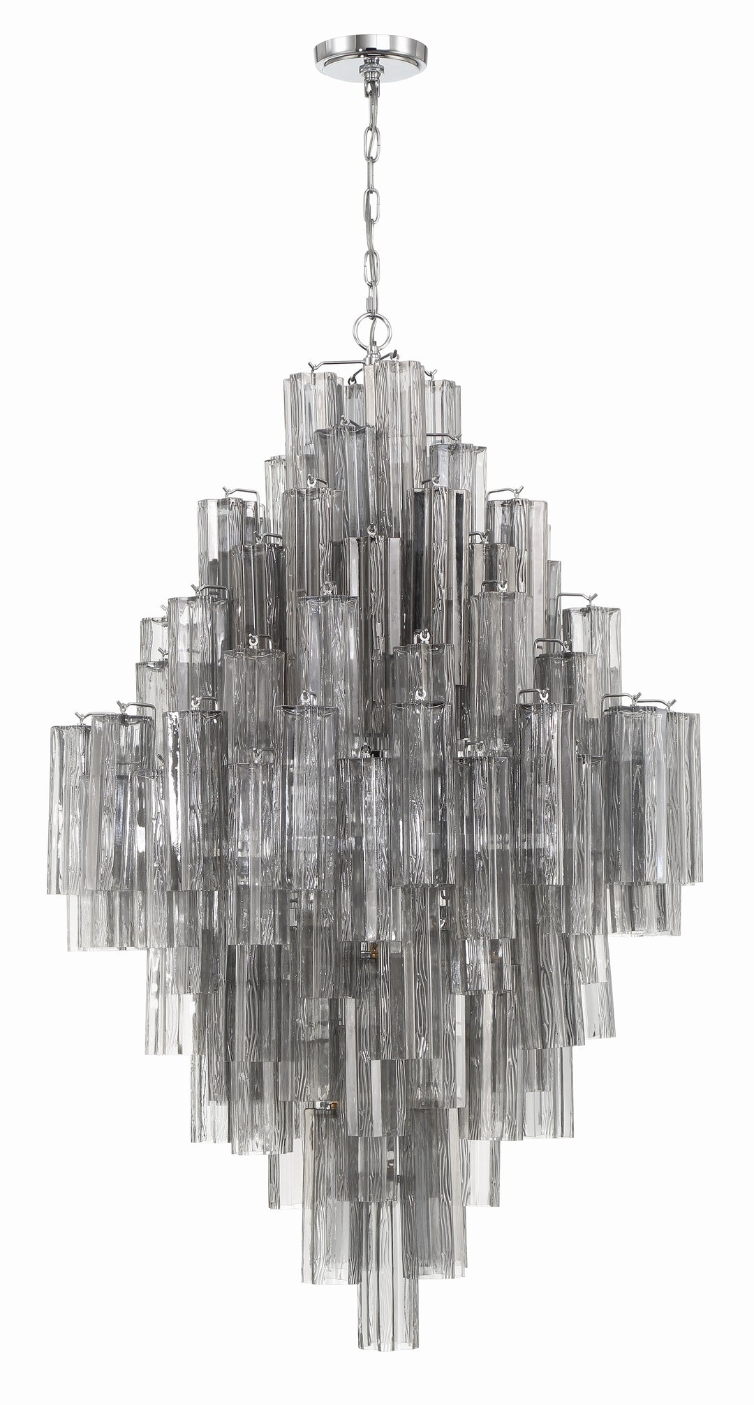 Crystorama Addis 20 Light Aged Brass Chandelier