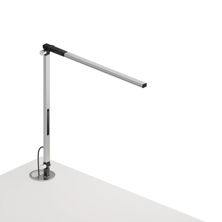 Z-Bar Solo Mini Desk Lamp with Grommet Mount