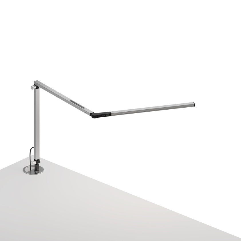 Z-Bar Mini Desk Lamp with Grommet Mount