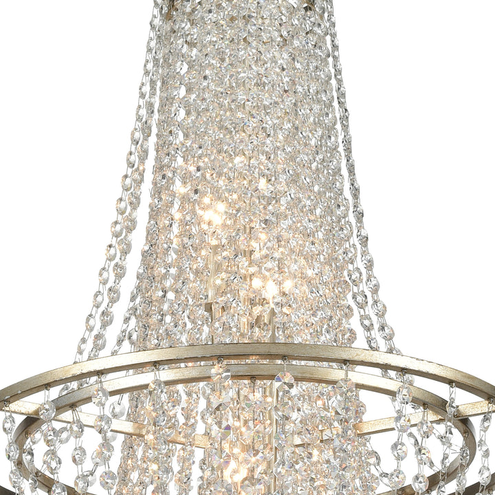 Crystorama Arcadia 4 Light Antique Gold Chandelier