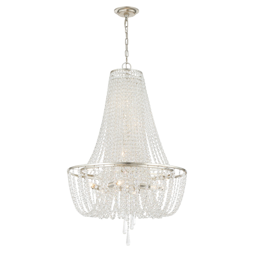 Arcadia 9 Light Antique Gold Chandelier