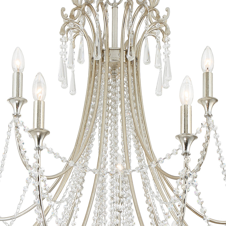 Crystorama Arcadia 15 Light Antique Gold Chandelier