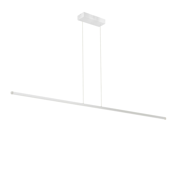 Dainolite 30W Horizontal Pendant, Aged Brass with White Acrylic Diffuser