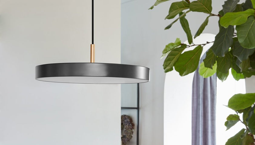 Asteria Mini Pendant, Anthracite Grey