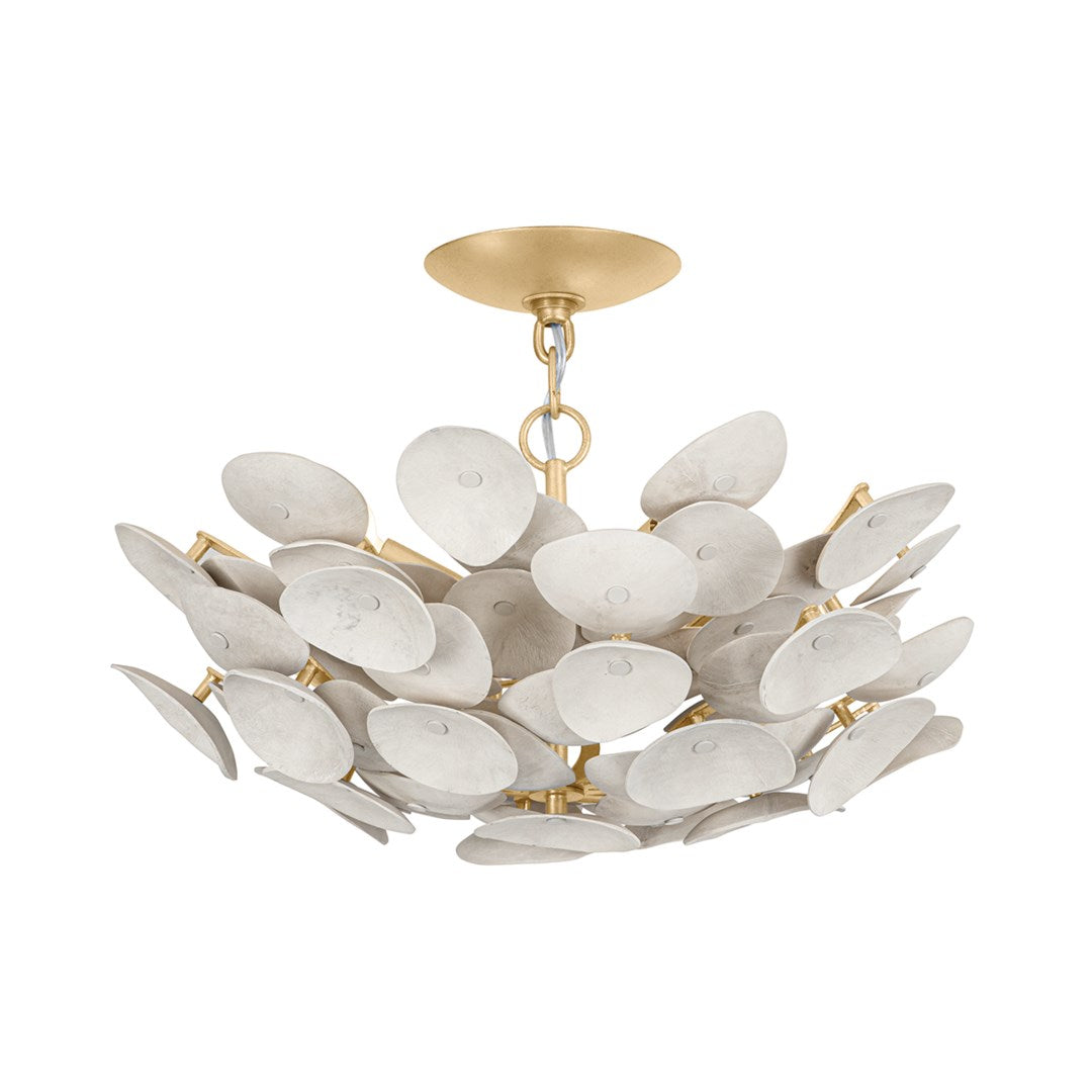 Aimi Semi Flush - Vintage Gold Leaf