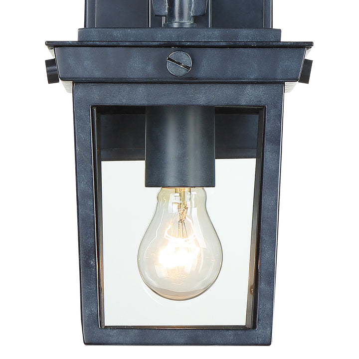 Crystorama Belmont 1 Light Graphite Outdoor Sconce