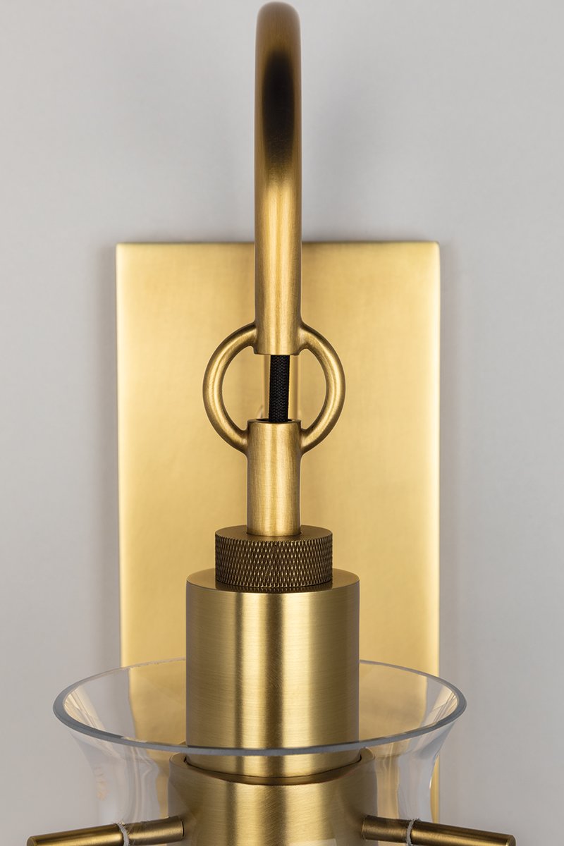 Ivy Wall Sconce - Aged Brass