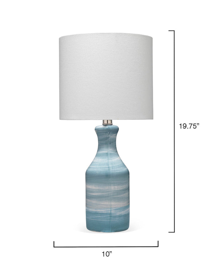 Bungalow Table Lamp UNO Socket-Blue-BL716-TL3B