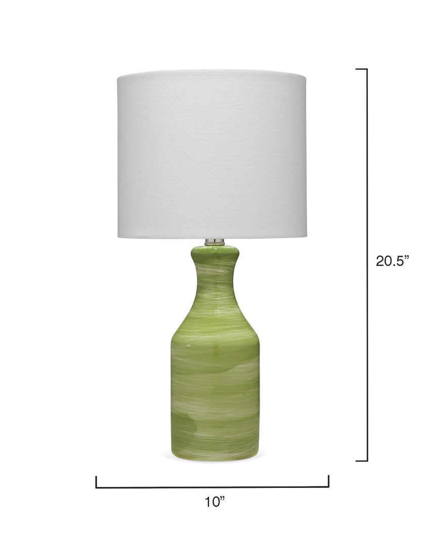 Bungalow Table Lamp UNO Socket-Green-BL716-TL3G