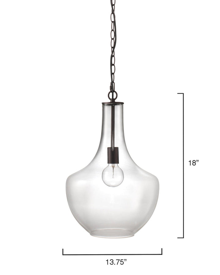 Sutton Pendant-Clear