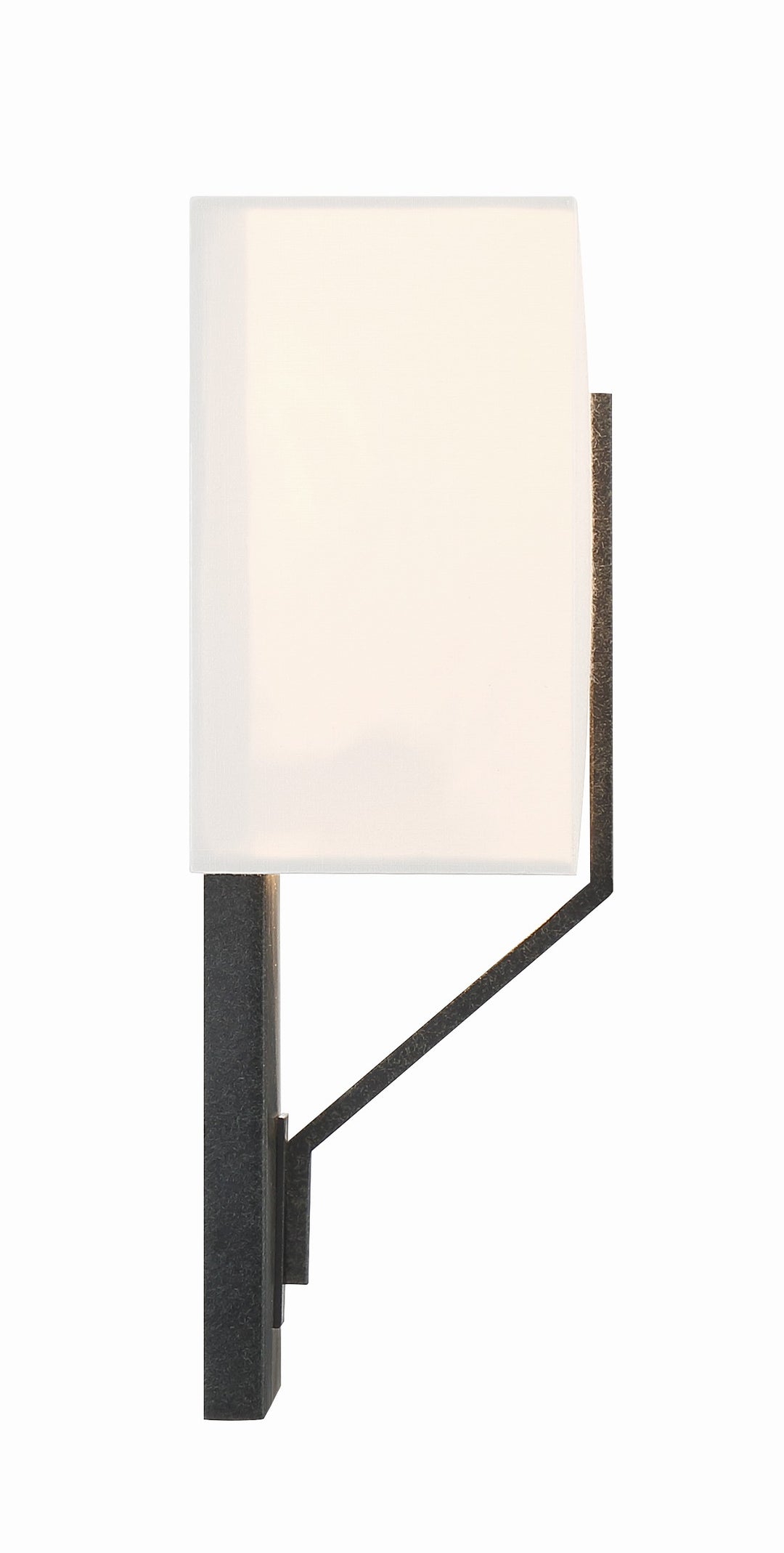 Crystorama Carlyn 2 Light Black Sconce