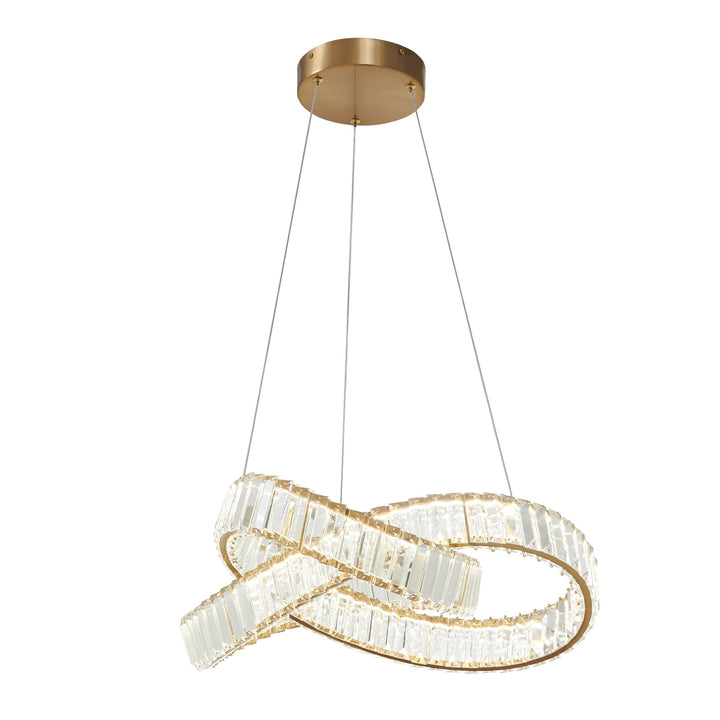 Richmond Brushed Gold Chandelier