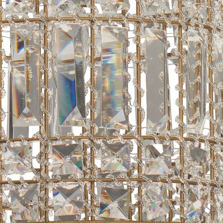 Crystal Pendant Chandelier-Gold