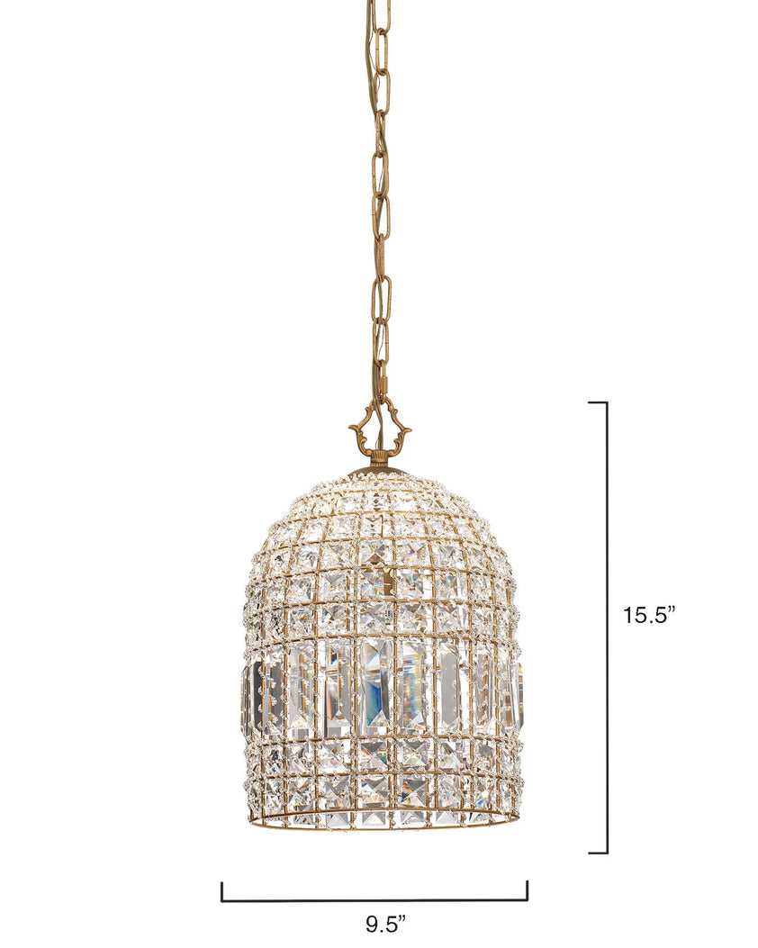 Crystal Pendant Chandelier-Gold