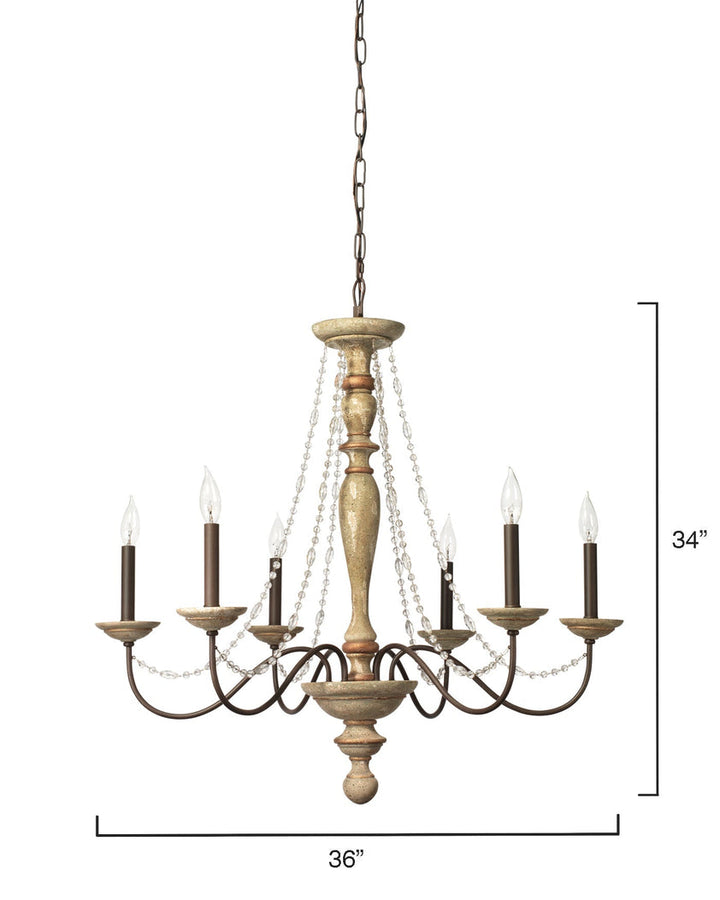 Maybel Chandelier-Grey