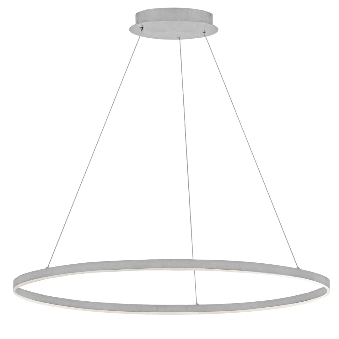 Dainolite 63W Chandelier, Aged Brass with White Acrylic Diffuser