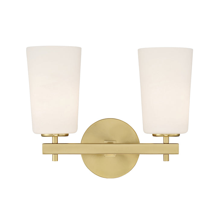 Colton 2 Light Aged Brass Bathroom Vanity