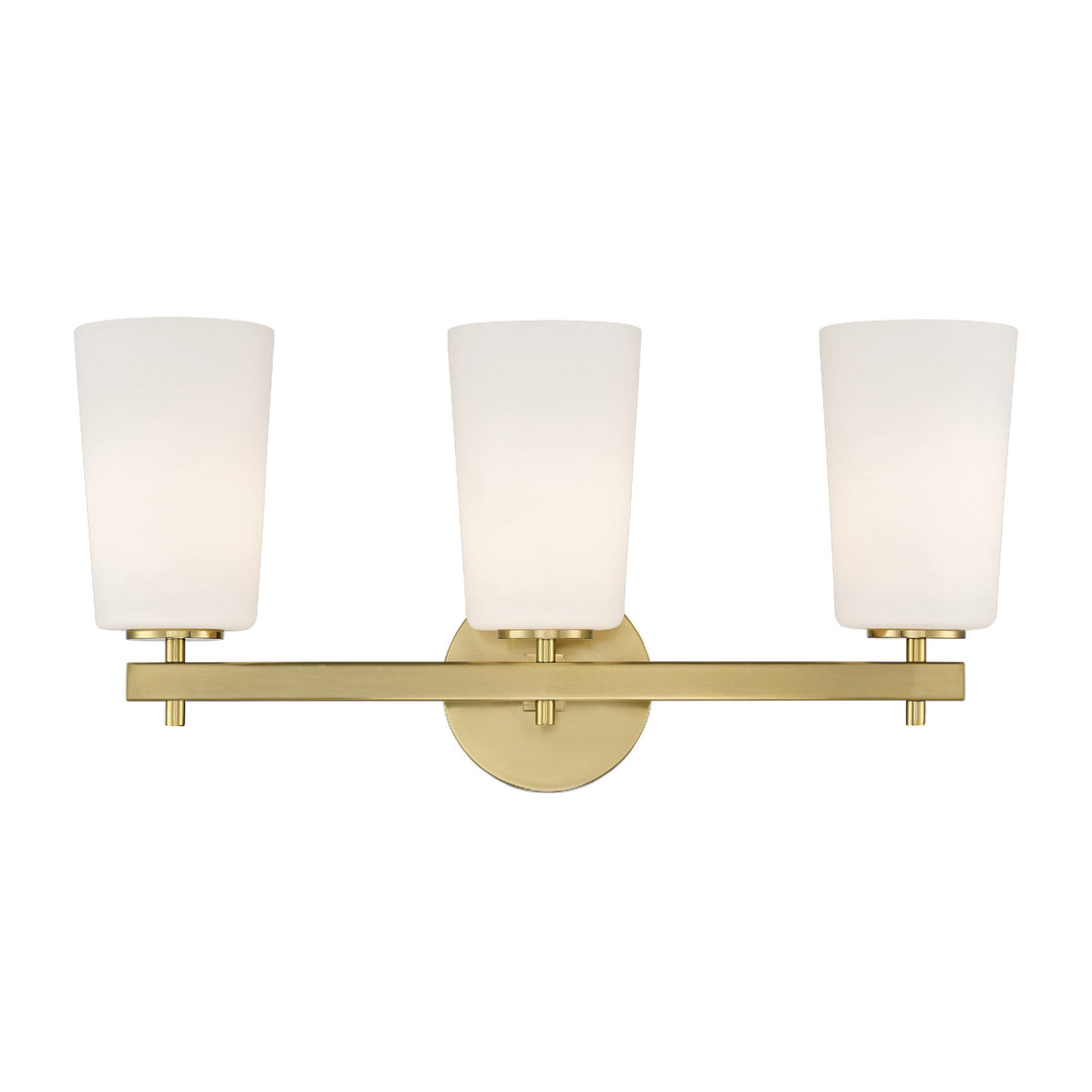 Colton 3 Light Aged Brass Bathroom Vanity