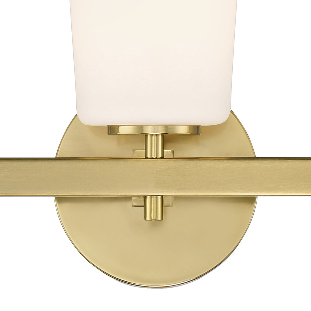 Crystorama Colton 3 Light Aged Brass Bathroom Vanity