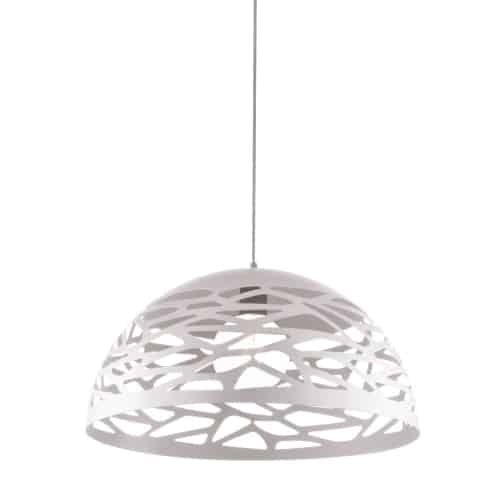 Dainolite 1 Light Pendant, Matte Black Finish