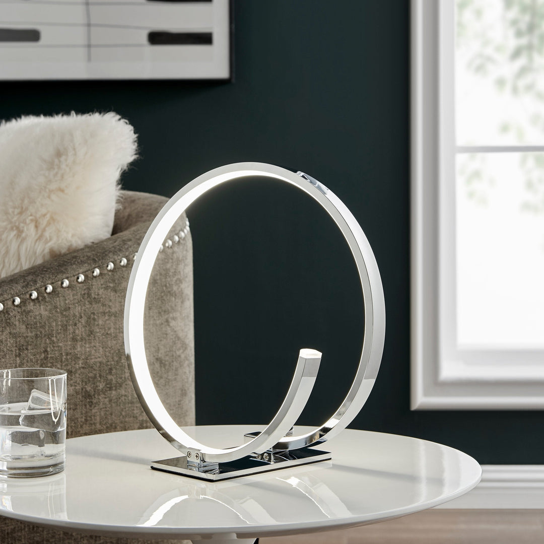 Circular Design Table Lamp // Led Strip