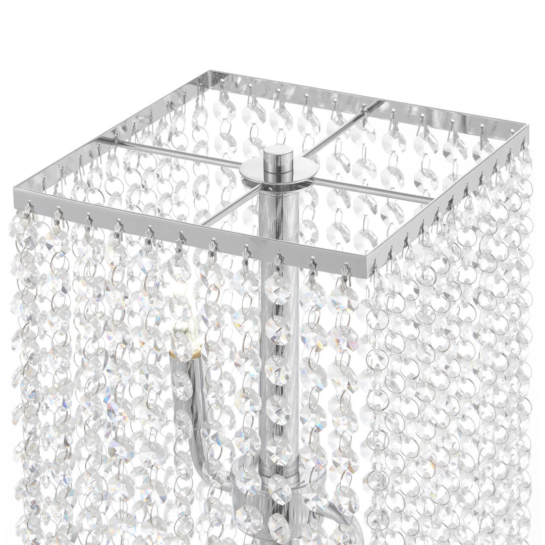 Crystal Strands Table Lamp // 2 Light