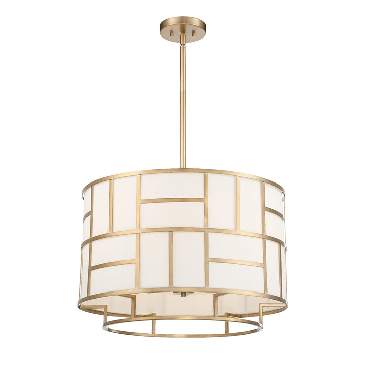 Crystorama Libby Langdon Danielson 6 Light Vibrant Gold Chandelier