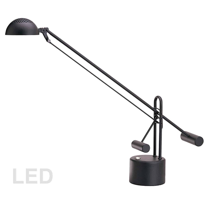 Dainolite 8W LED Desk Lamp, Black Finish