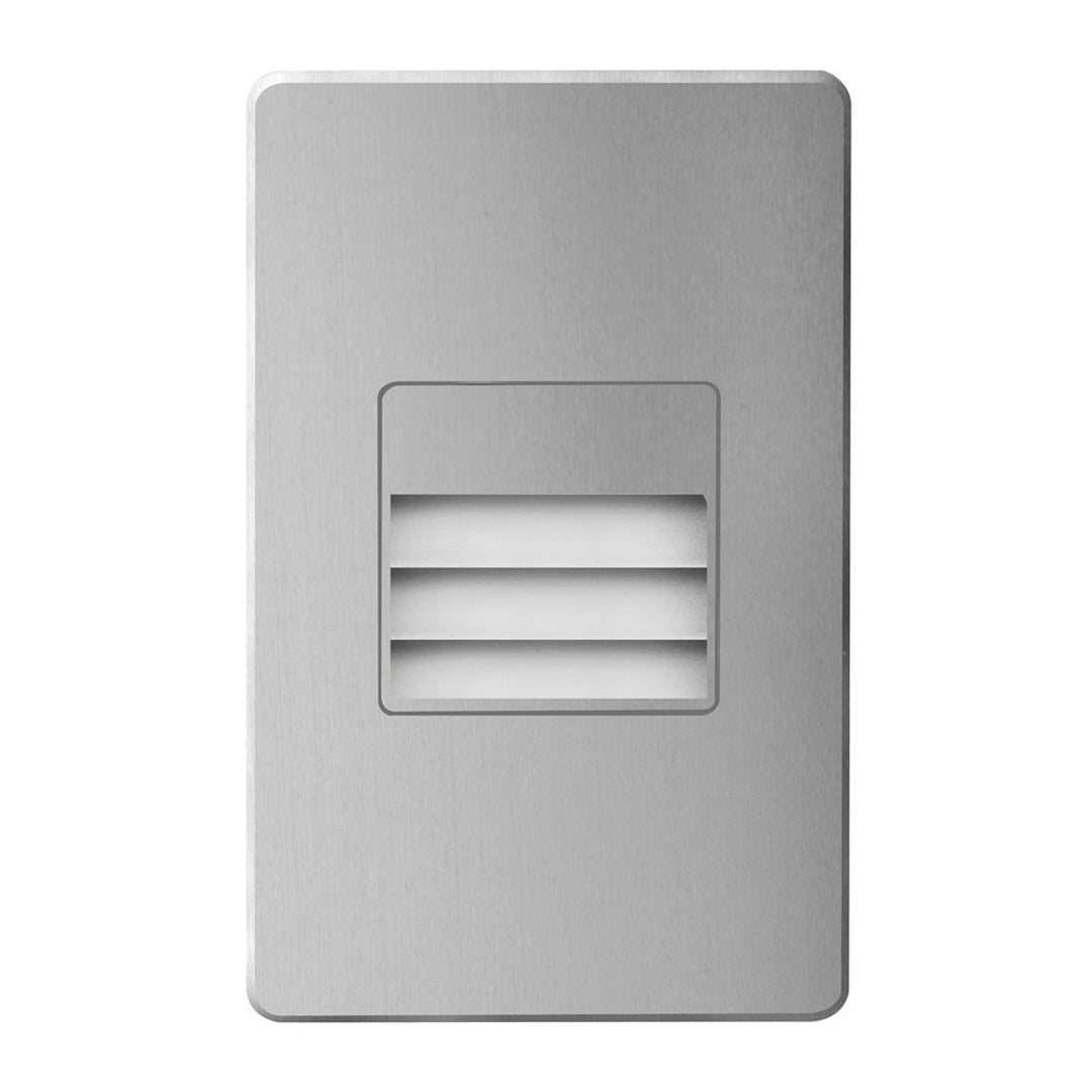 Dainolite 120VAC input, L125mmxW78mmxH37mm, 2700K, 3.3W IP65, Bronze Wall LED Light with Louver