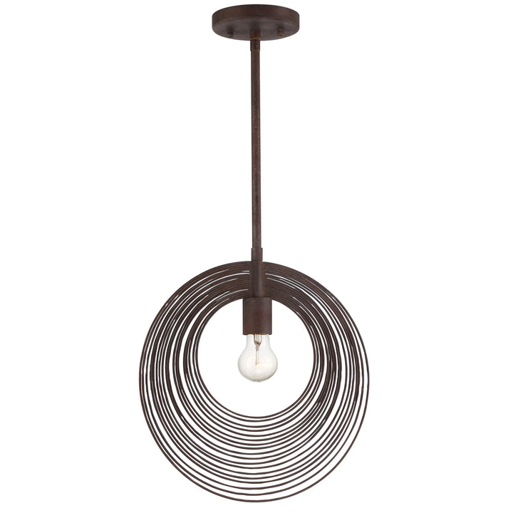 Doral 1 Light Forged Bronze Pendant