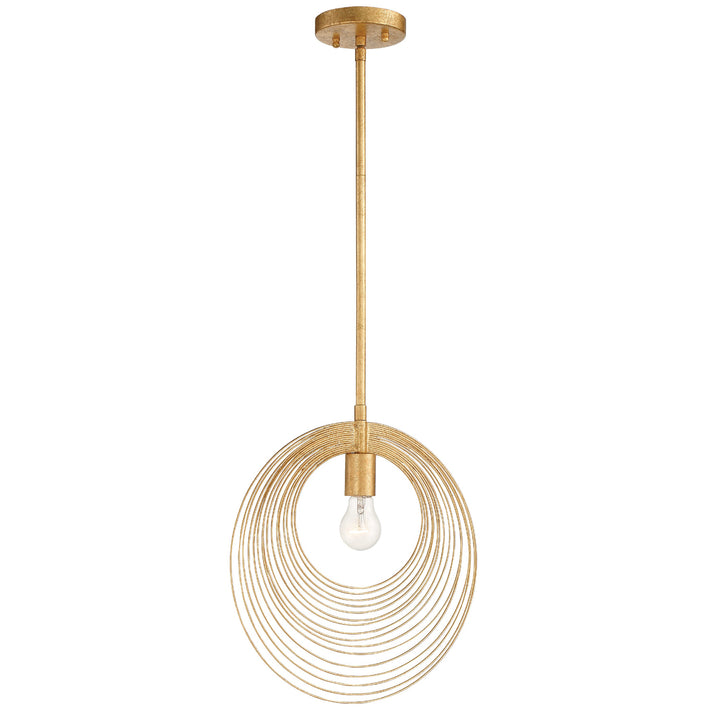 Doral 1 Light Forged Bronze Pendant