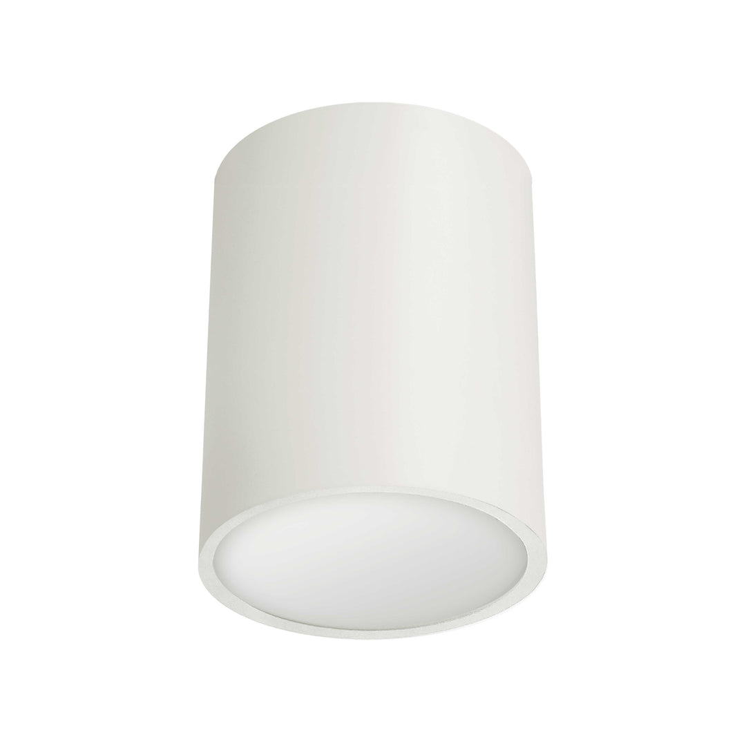 Dainolite 12W Flush Mount Aged Brass with Frosted Acrylic Diffuser