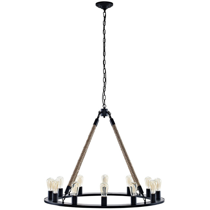 Encircle Chandelier in Brown