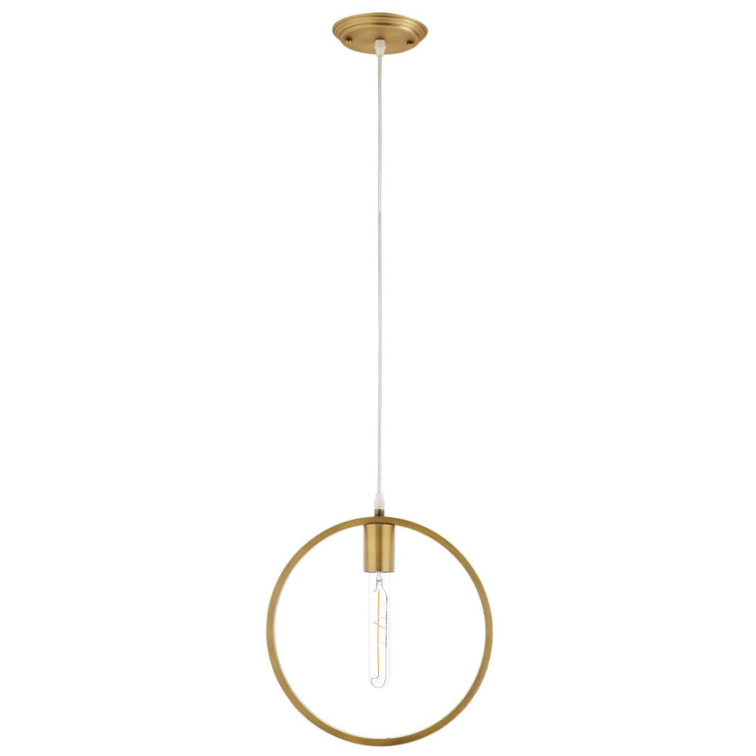 Orbit Brass Ceiling Pendant Light