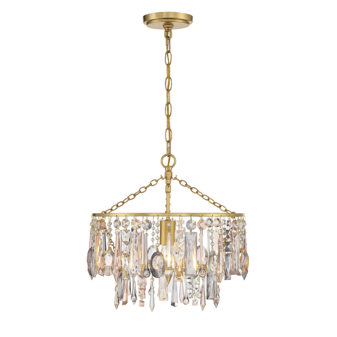 Elsa 1 Light Antique Gold Pendant