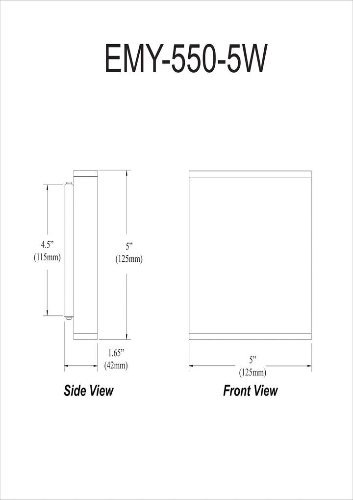 Dainolite 15W LED Wall Sconce, Aged Brass with Frosted Acrylic Diffuser