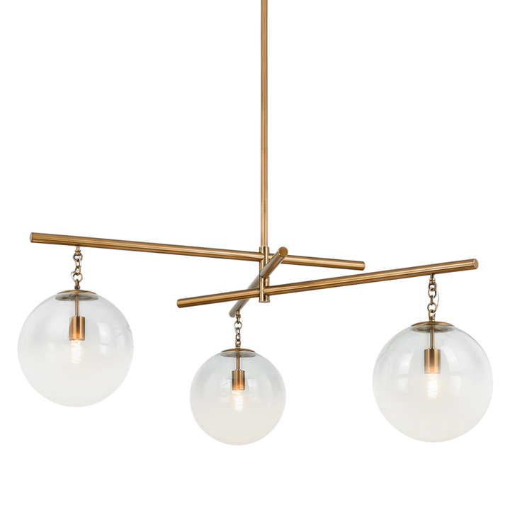 Wade Chandelier, Patina Brass