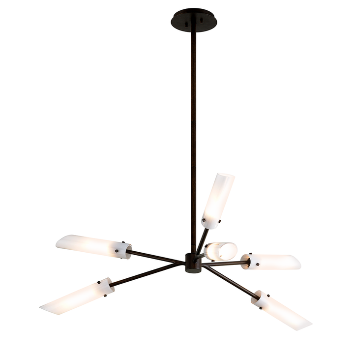 High Line Chandelier 13" - Dark Bronze