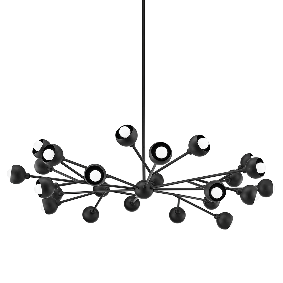 Colt 24 Ligh Chandelier - Iron And Steel