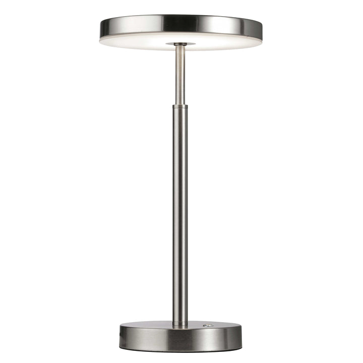 Dainolite 10W Table Lamp, Sandy Black w/ White Acrylic Diffuser