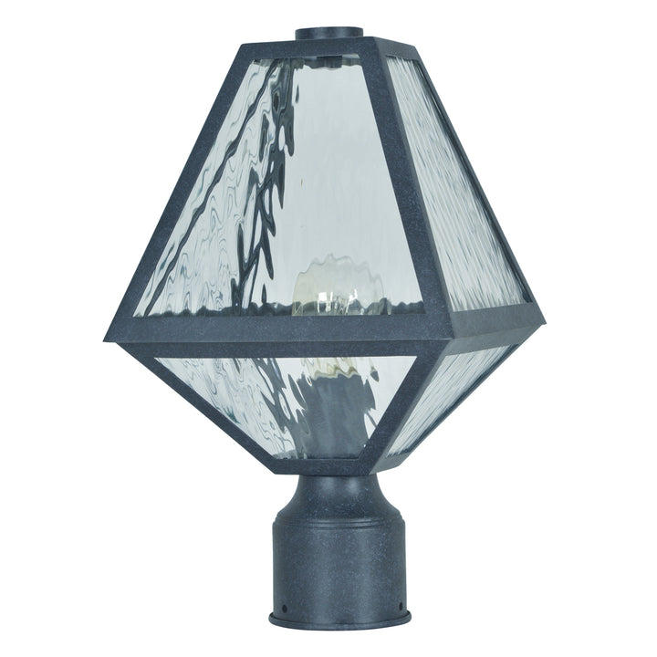 Brian Patrick Flynn Glacier 1 Light Black Charcoal Outdoor Post