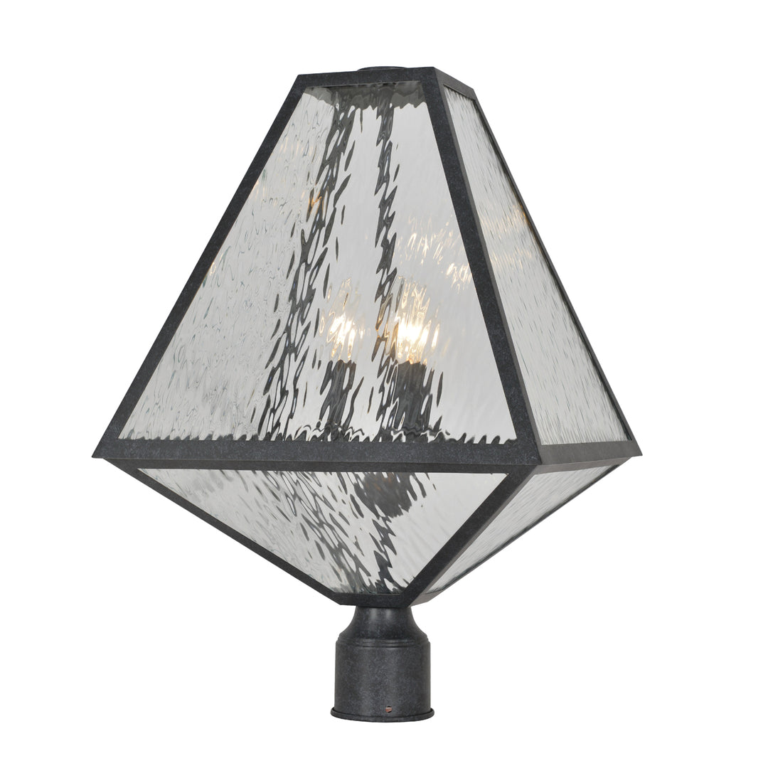 Brian Patrick Flynn Glacier 3 Light Black Charcoal Outdoor Post