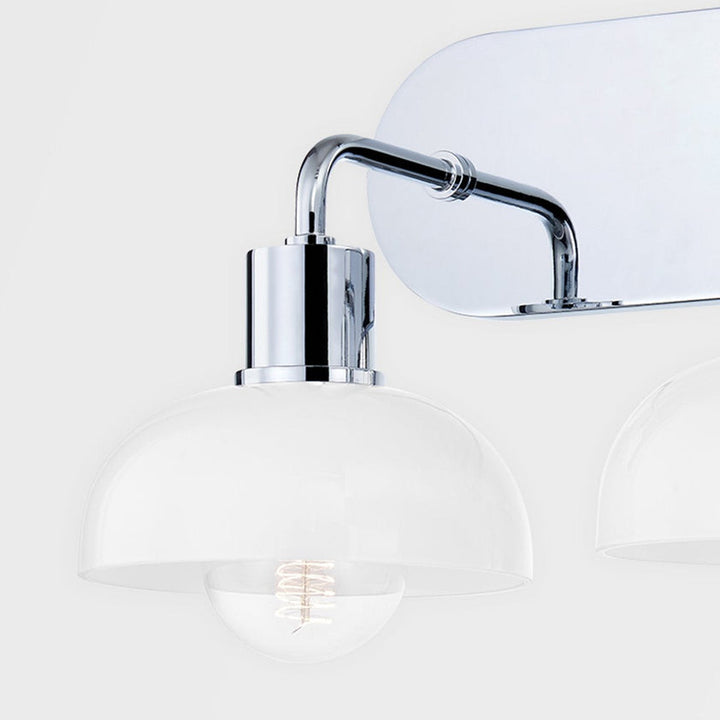 Kyla 3 Light Bath And Vanity - Polished Chrome