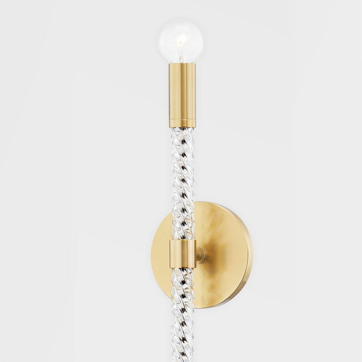 Pippin 1 Light Wall Sconce - Aged Brass